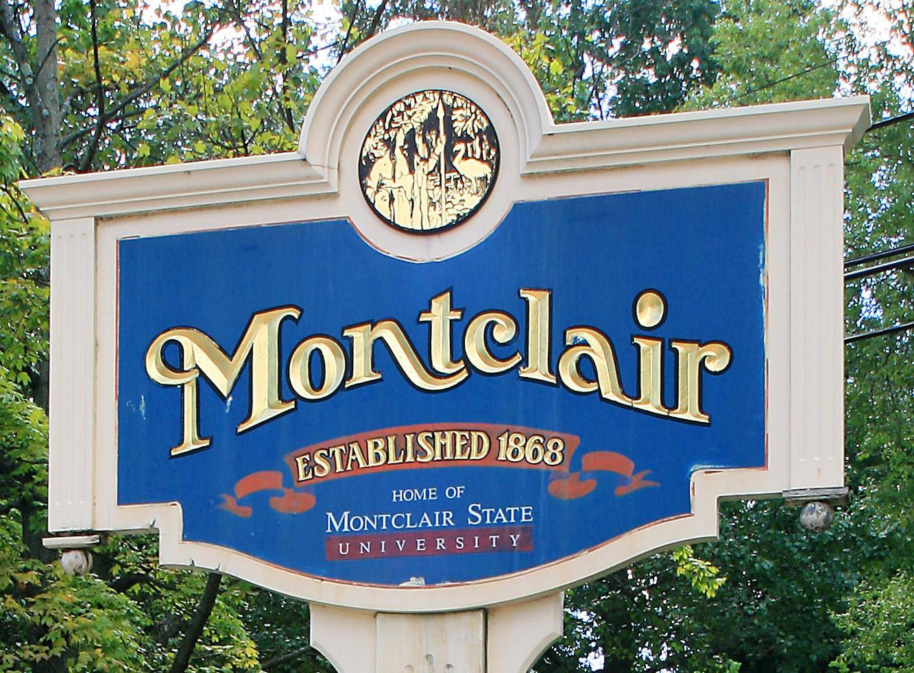 Welcome to Montclair NJ town sign